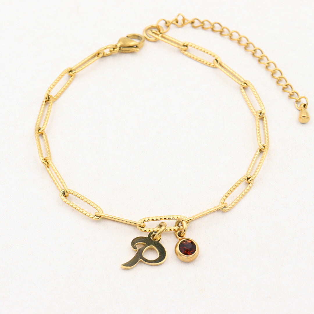 Bracelet Chianti &quot;Mon initiale&quot;