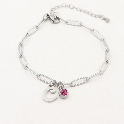 Bracelet Chianti &quot;Mon initiale&quot;